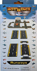 Hot Wings Planes runway straight piece for building custom aviation layouts and display.