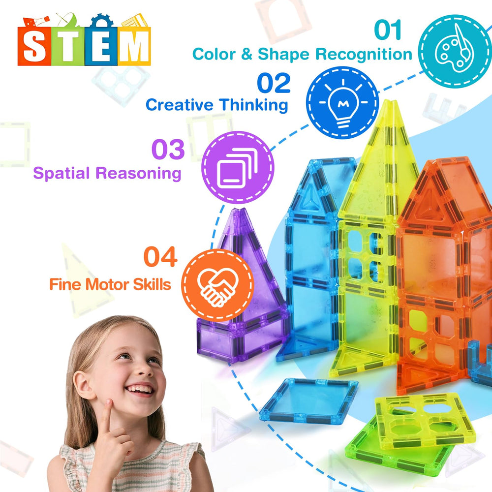 Smooth-edged blocks ensure safe hands-on building