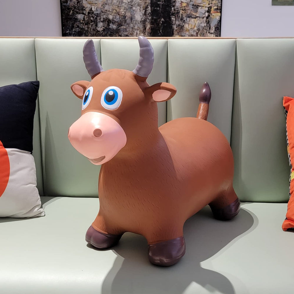 HotMax Bouncy Animal Hopper deflated for compact storage and transport.