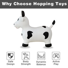 HotMax bouncy cow hopper with pump included for easy inflation