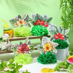 Hotop summer beach party honeycomb centerpiece creates tropical ambiance