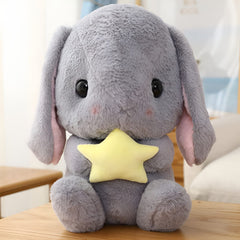 HOUPU white-carrot design plush rabbit ideal as Easter decoration