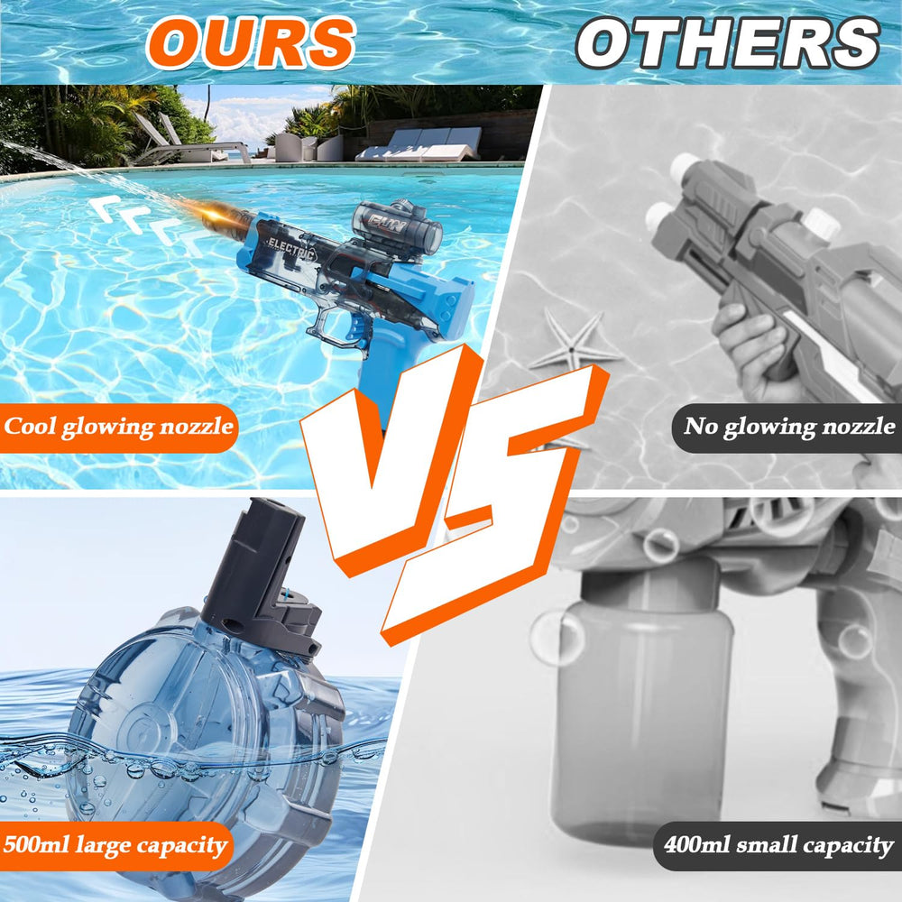 Houscly 500ml tank allows longer sessions between refills