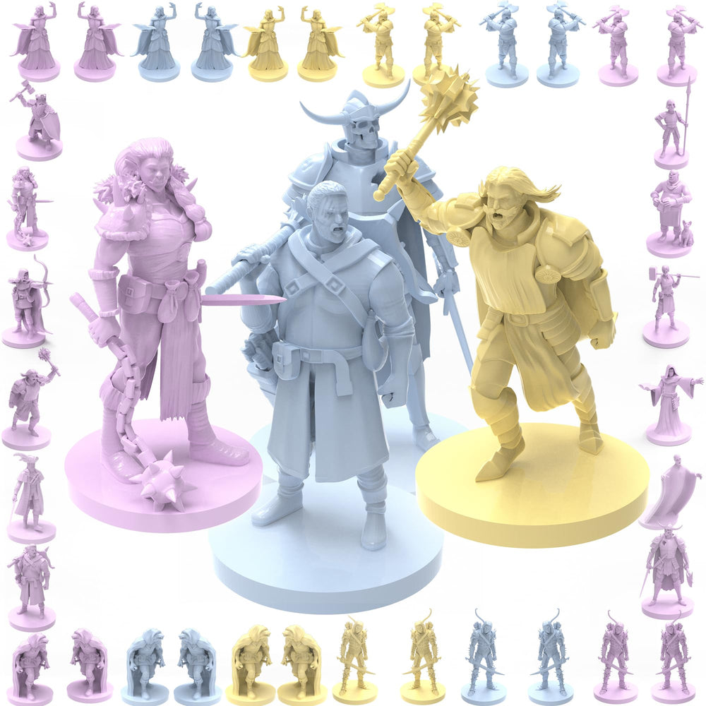 House of Bodian 102-piece set cover featuring heroes for RPG sessions