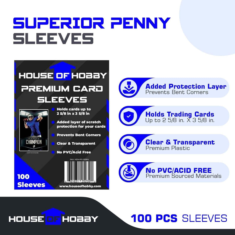 House of Hobby bundle packaging shows 100 loaders and sleeves.