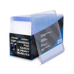 House of Hobby top loaders protect 3x4 cards with crystal-clear plastic.