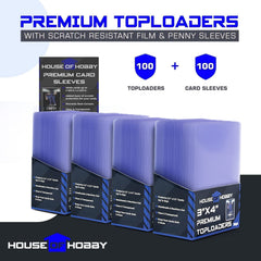 House of Hobby top loader with scratch-resistant film keeps cards pristine.
