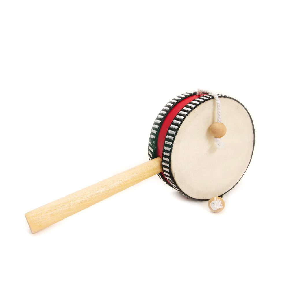 House of Marbles Monkey Drum front view for kids' rhythmic play