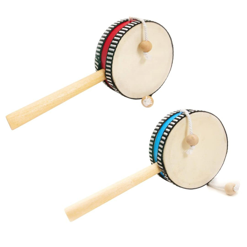 House of Marbles Monkey Drum in use for playtime rhythm
