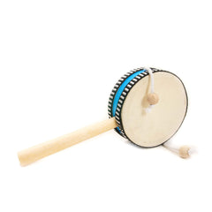 House of Marbles Monkey Drum side angle showing compact size