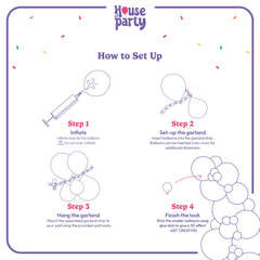 House of Party latex balloons offer durable indoor and outdoor use.