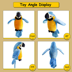 Houwsbaby battery-operated parrot toy powered by AAA batteries.