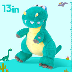 Houwsbaby green LED dino body glows in color, creating a calming nighttime ambiance