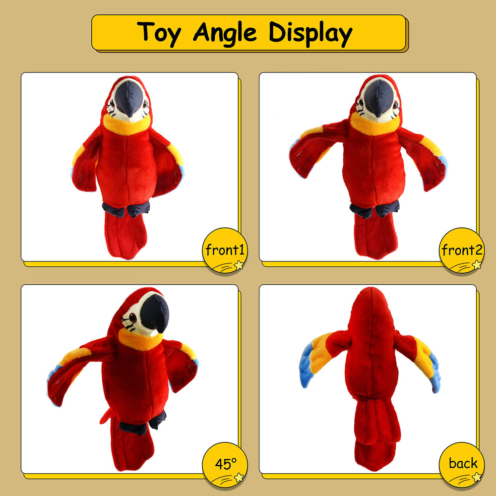 Houwsbaby portable parrot toy compact for travel and storytelling