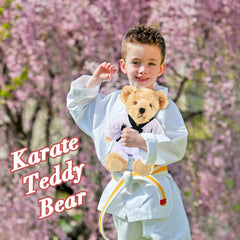 Houwsbaby Taekwondo Teddy Bear gift-ready packaging for taekwondo-loving kids.
