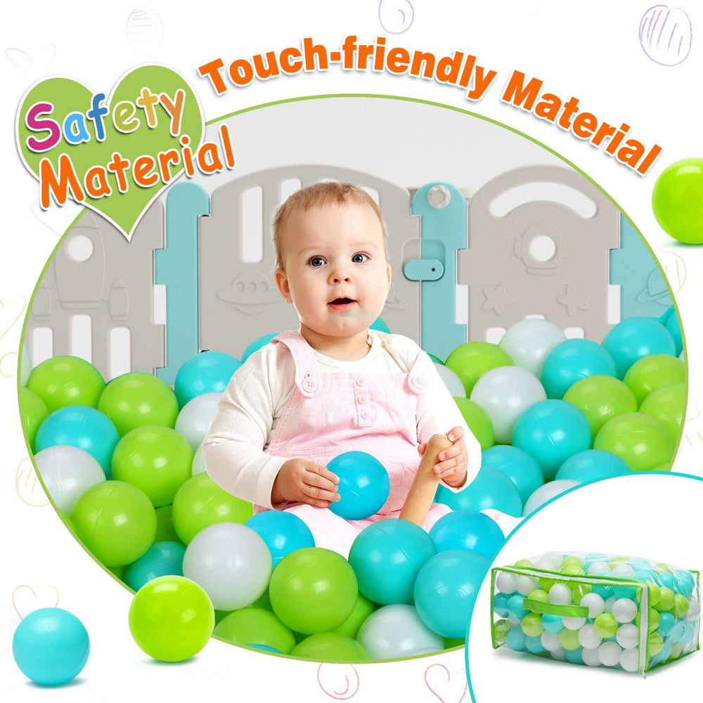 Hovenlay ball pit balls diameter 2.16 inches ideal for little hands.