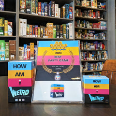 How Am I Weird card art closeup inviting tactile play with bold visuals