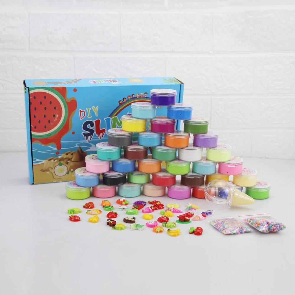 Howlaiwoo gift-packaged slime kit makes a thoughtful party favor for kids