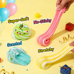 Howlaiwoo kids playing with slime enhances focus and imaginative play