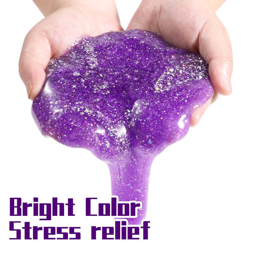 HPLTLKY Galaxy Star Slime used as a party favor for kids' celebrations.