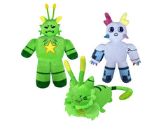 HQRYSH Gnarpy plush being hugged by a child for comfort