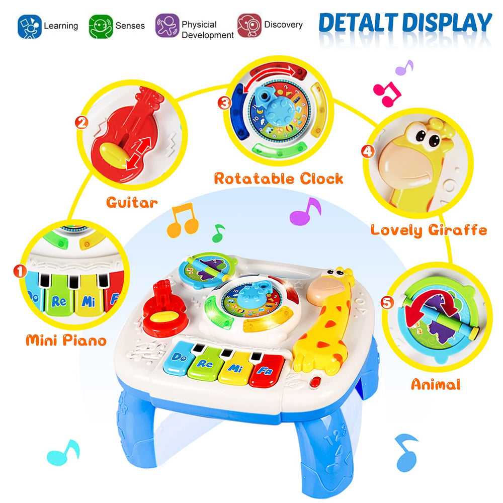 HQXBNBY table with removable legs for flexible play setups.