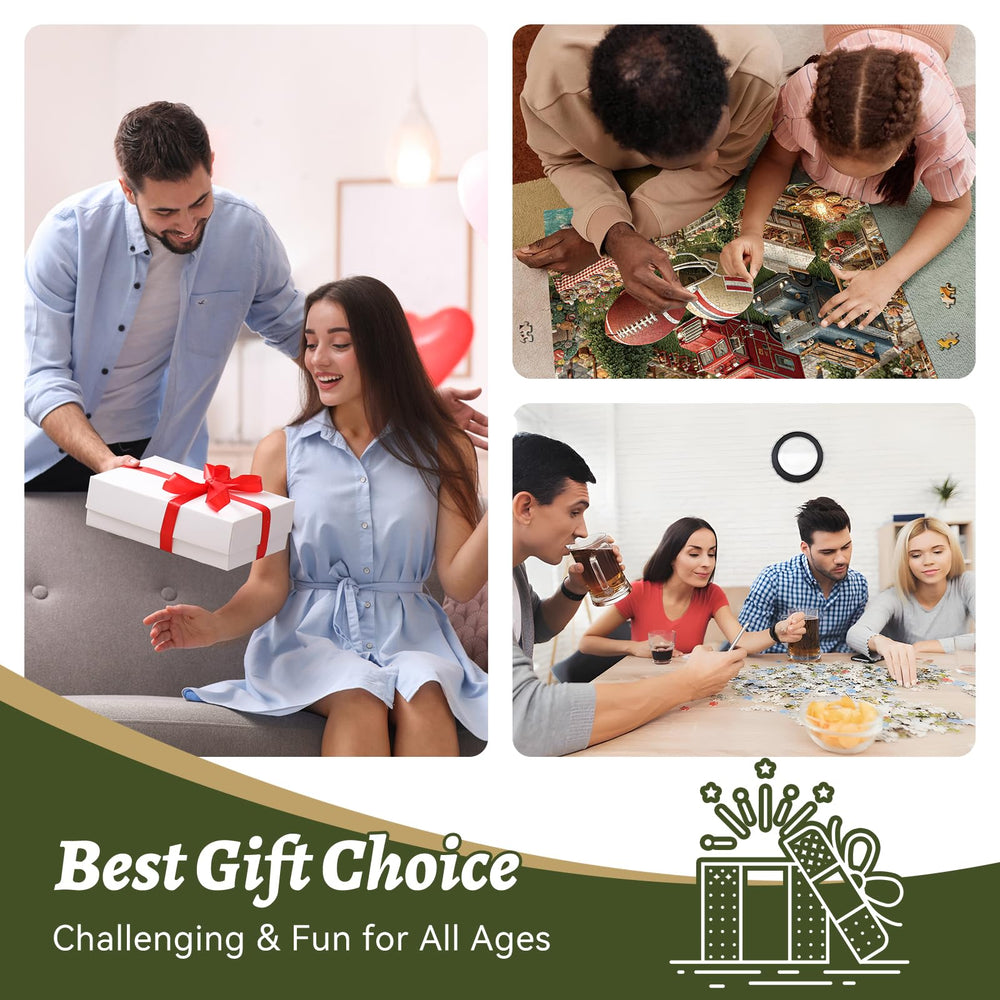 HQXXJW 500-piece adults puzzle making a thoughtful gift option