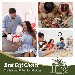 HQXXJW 500-piece adults puzzle making a thoughtful gift option