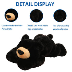 Hronsa weighted bear 75cm plush, cozy companion for relaxation.