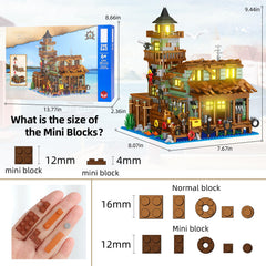 HSANHE Fishing Village Store House interior detail showcases accessible rooms for imaginative play.