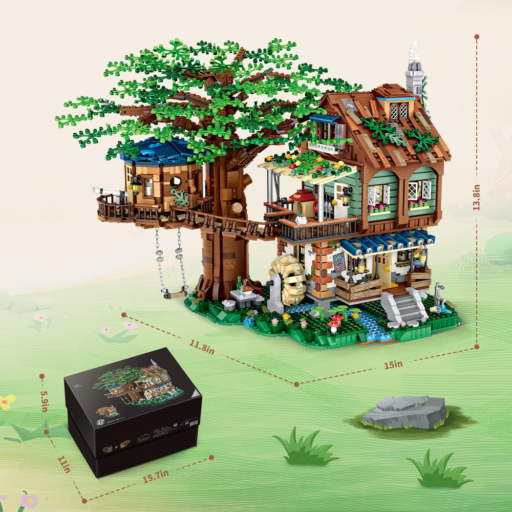 HSANHE Idea Tree House display-ready kit suitable for mindful hobbies