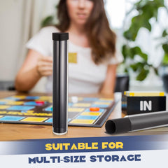 Hsei prism playmat tube storage keeps mats, posters, and cards protected
