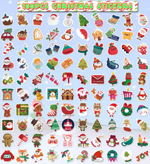 HSHFAMIIY Christmas decorations stickers for walls, windows, and gifts