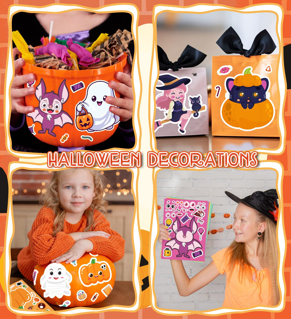 HSHFAMIIY Halloween decor stickers for quick classroom or home decorating