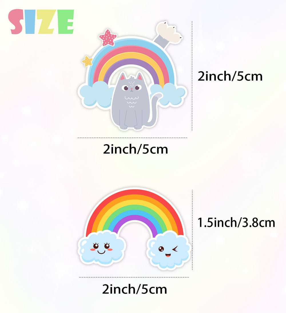 HSHFAMIIY DIY decor stickers brighten desks, cases, and scrapbooks with playful designs.