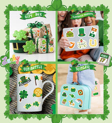 HSHFAMIIY Classroom-reward stickers for St. Patrick's Day activities.