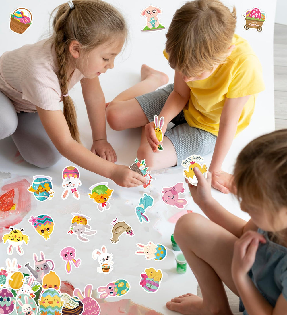 HSHFAMIIY Easter stickers party decor ready for cards and gifts