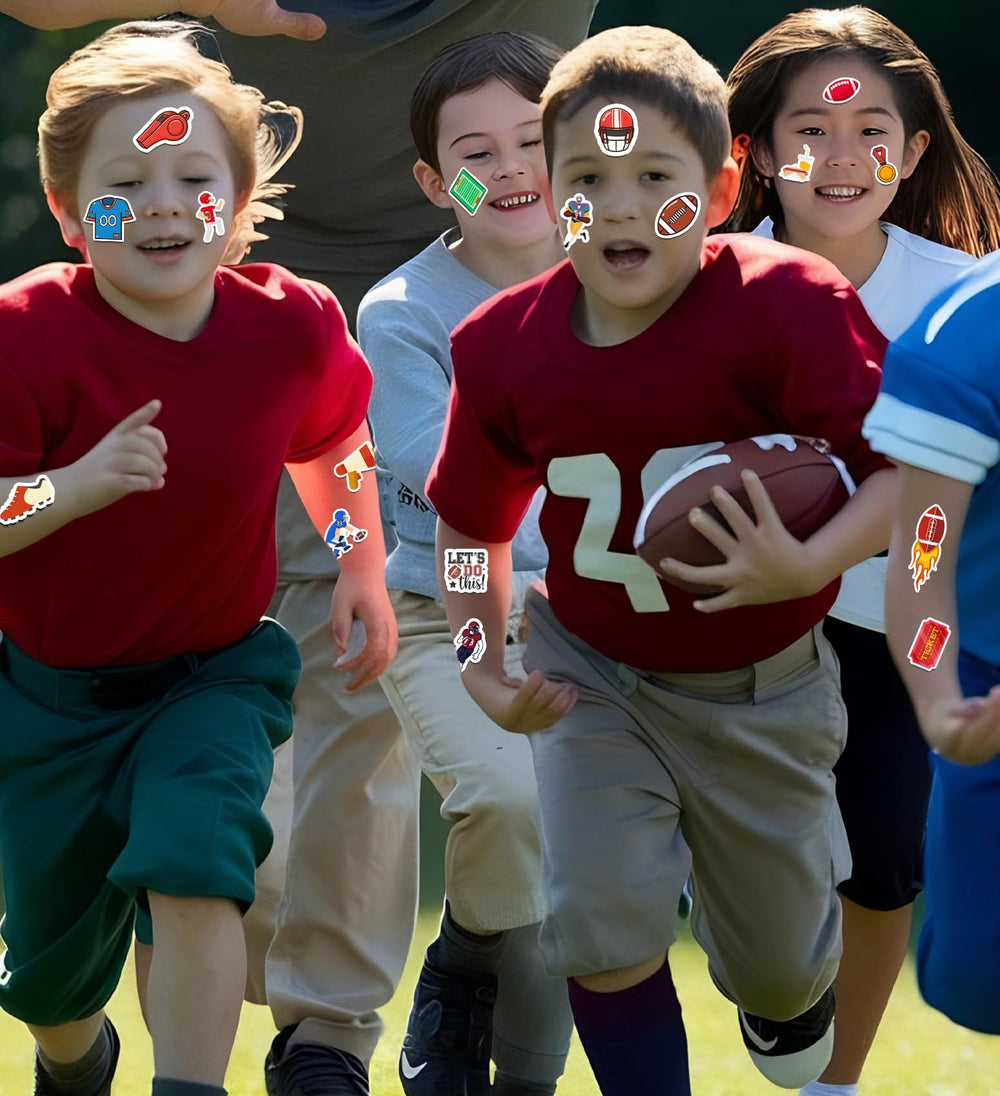 HSHFAMIIY football stickers player design for schools and sports fans