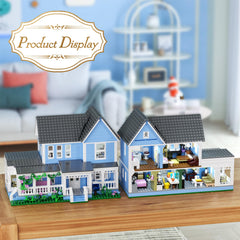 HTOWPMLS Gilmore House block figures with gift box for fan collectibility