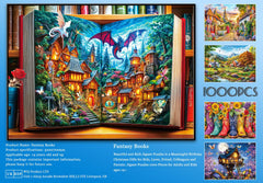 HUADADA The Magic Book of Fairy Tales puzzle with rounded edges for safe, kid-friendly use