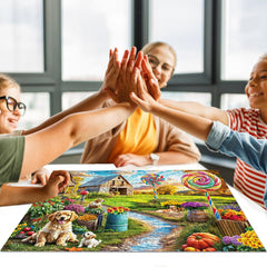 HUADADA 1000 piece puzzle makes a thoughtful gift for adults and puzzle lovers