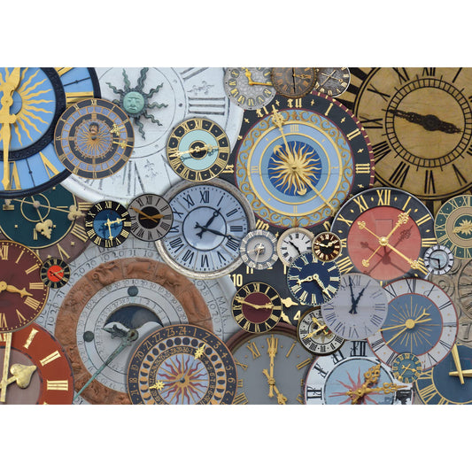 HUADADA jigsaw puzzle clocks interlock to ensure precise edges and smooth assembly