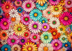 HUADADA petal poster interlock 1000-piece puzzle with vibrant colors for a satisfying build.