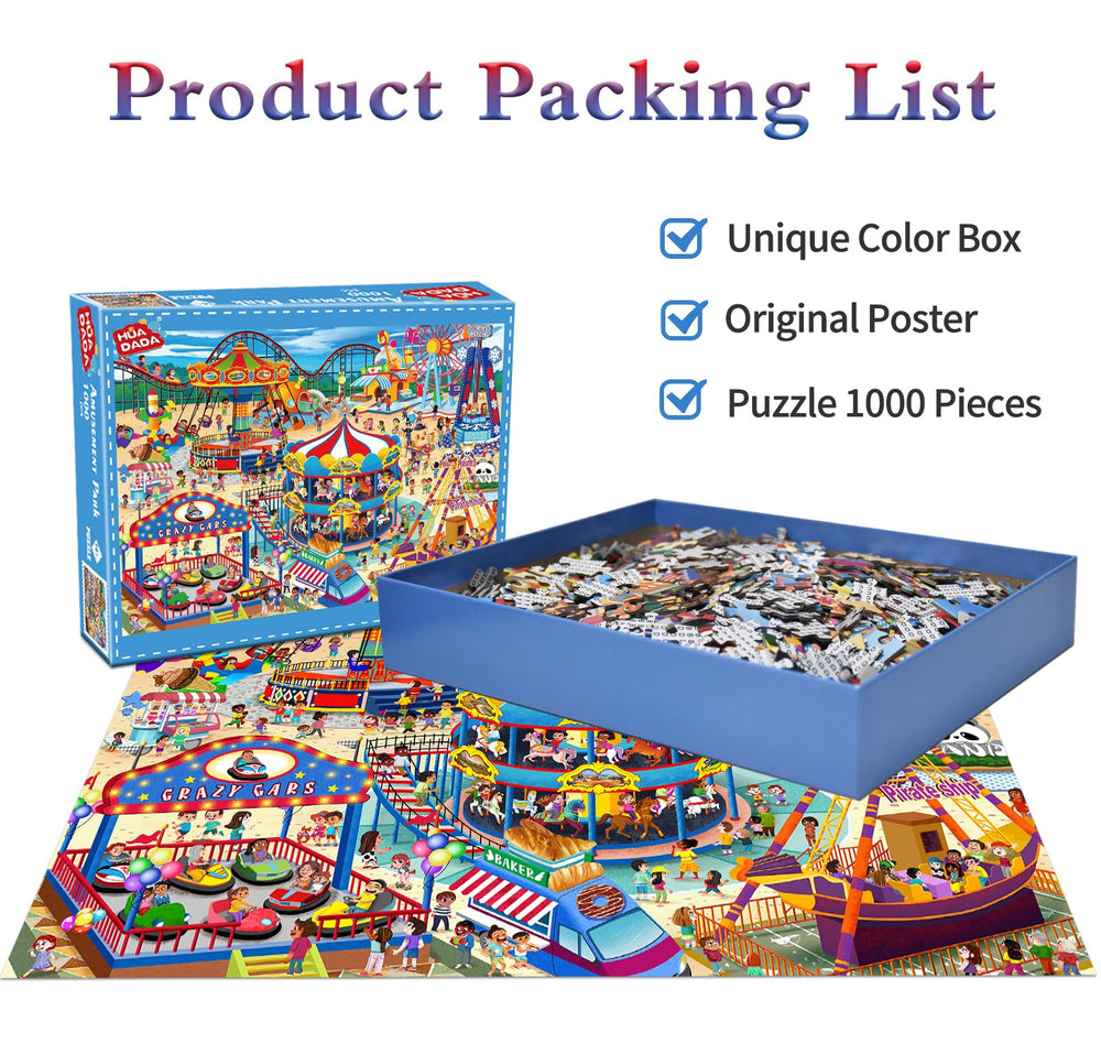 HUADADA premium puzzle materials highlight durable, eco-friendly pieces that last through many sessions