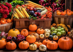 HUADADA 1000-piece fall harvest puzzle with vibrant colors for relaxing evenings
