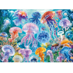 HUADADA 1000-piece jellyfish scene puzzle for focused, relaxing sessions