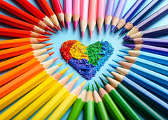 HUADADA 1000-piece puzzle front view with vivid colors ready for framing.