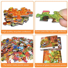 HUADADA puzzle poster included helps you plan and complete the challenge.