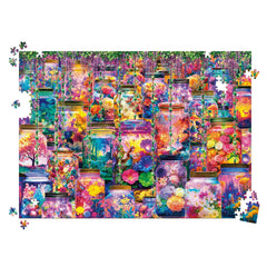 Gift-ready HUADADA 1000-piece puzzle packaging and contents