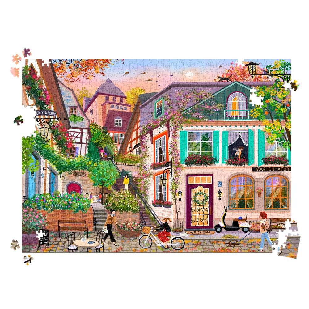 HUADADA adult puzzle size 70x50 cm fits a satisfying group session.